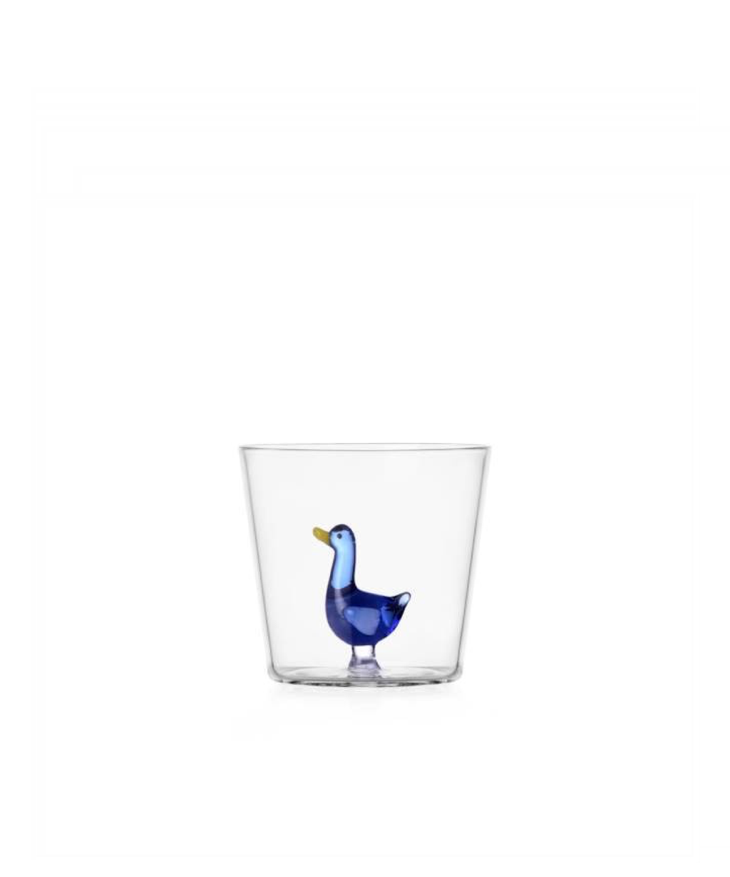 Ichendorf Bicchiere Acqua Animal Farm Oca Blu