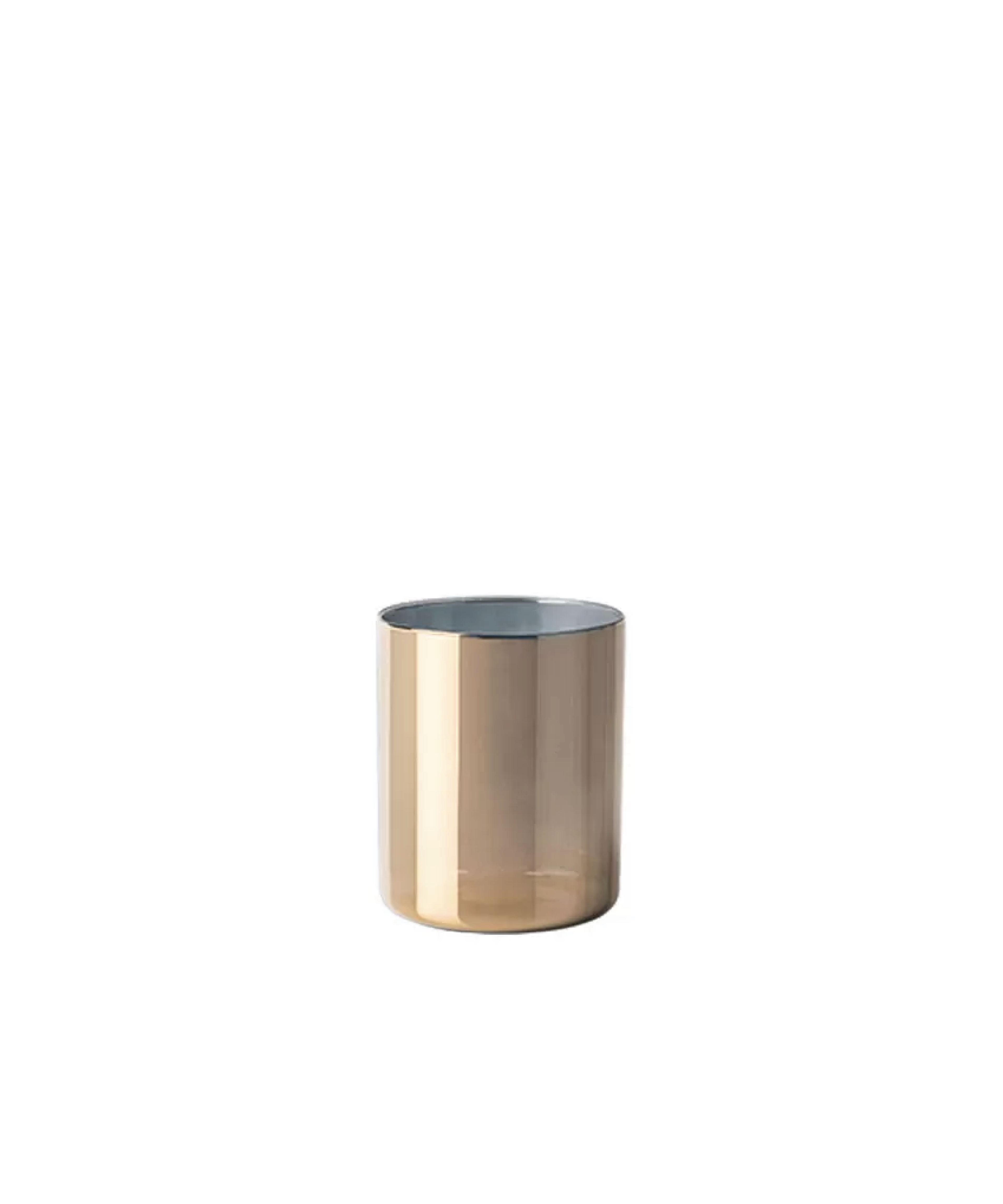 KnIndustrie Set 6 Bicchieri Tumbler Medio Lime Lux Oro