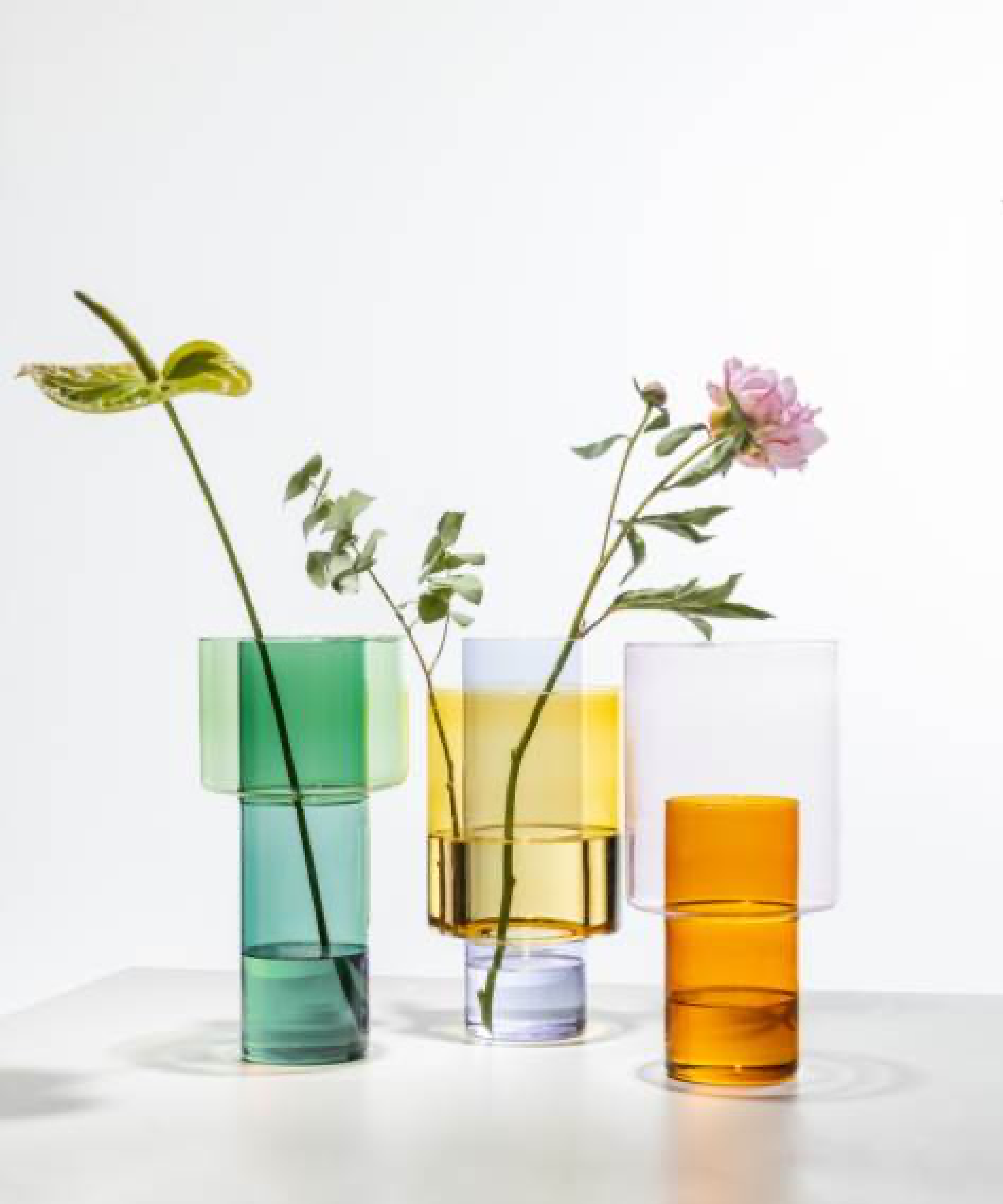 Ichendorf Vaso Boreale C Giallo/Lilla