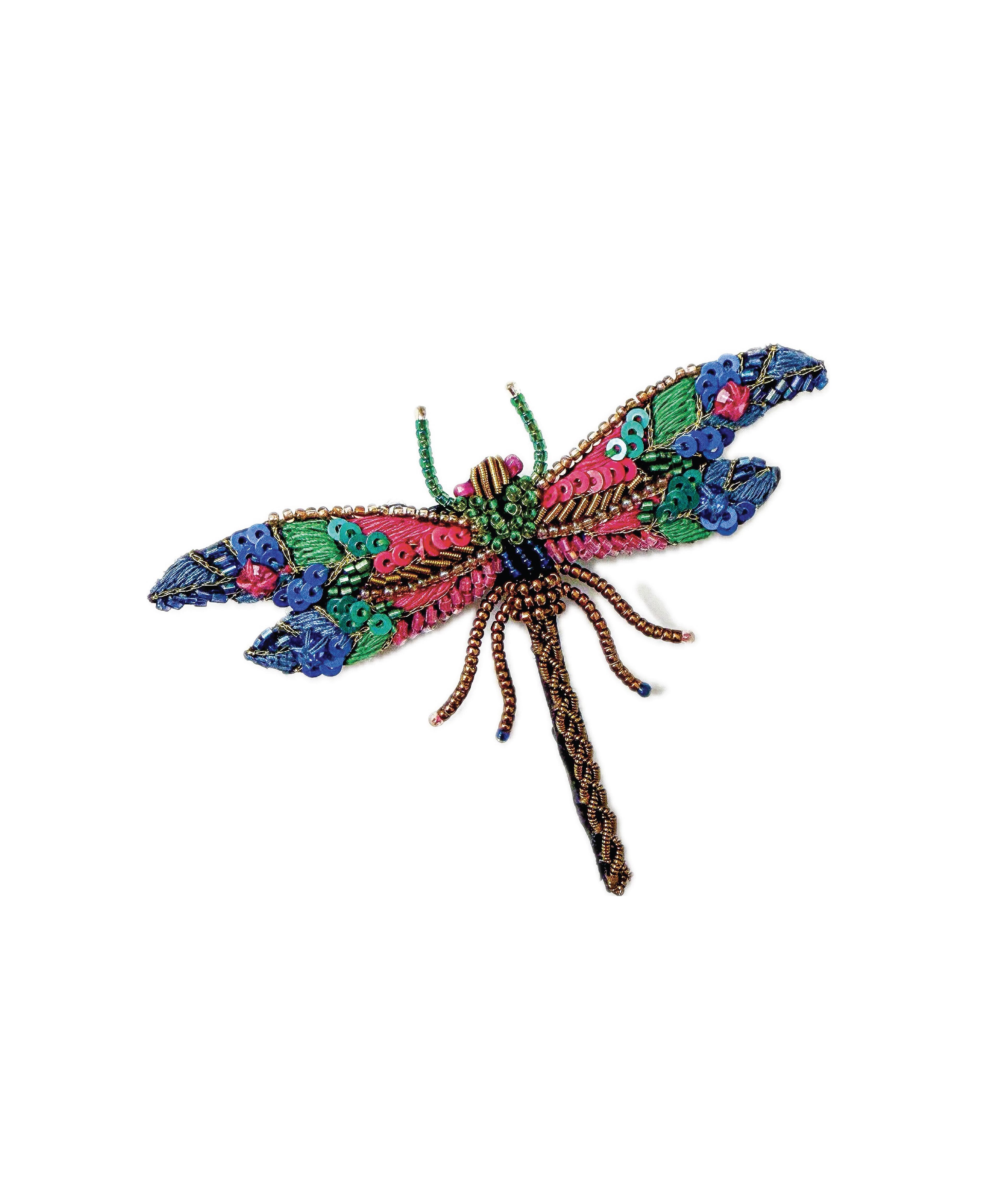 Porta Fabbrica Trovelore Spilla Libellula Multicolore