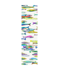 Tessitura Toscana Telerie Runner Poisson Bleu