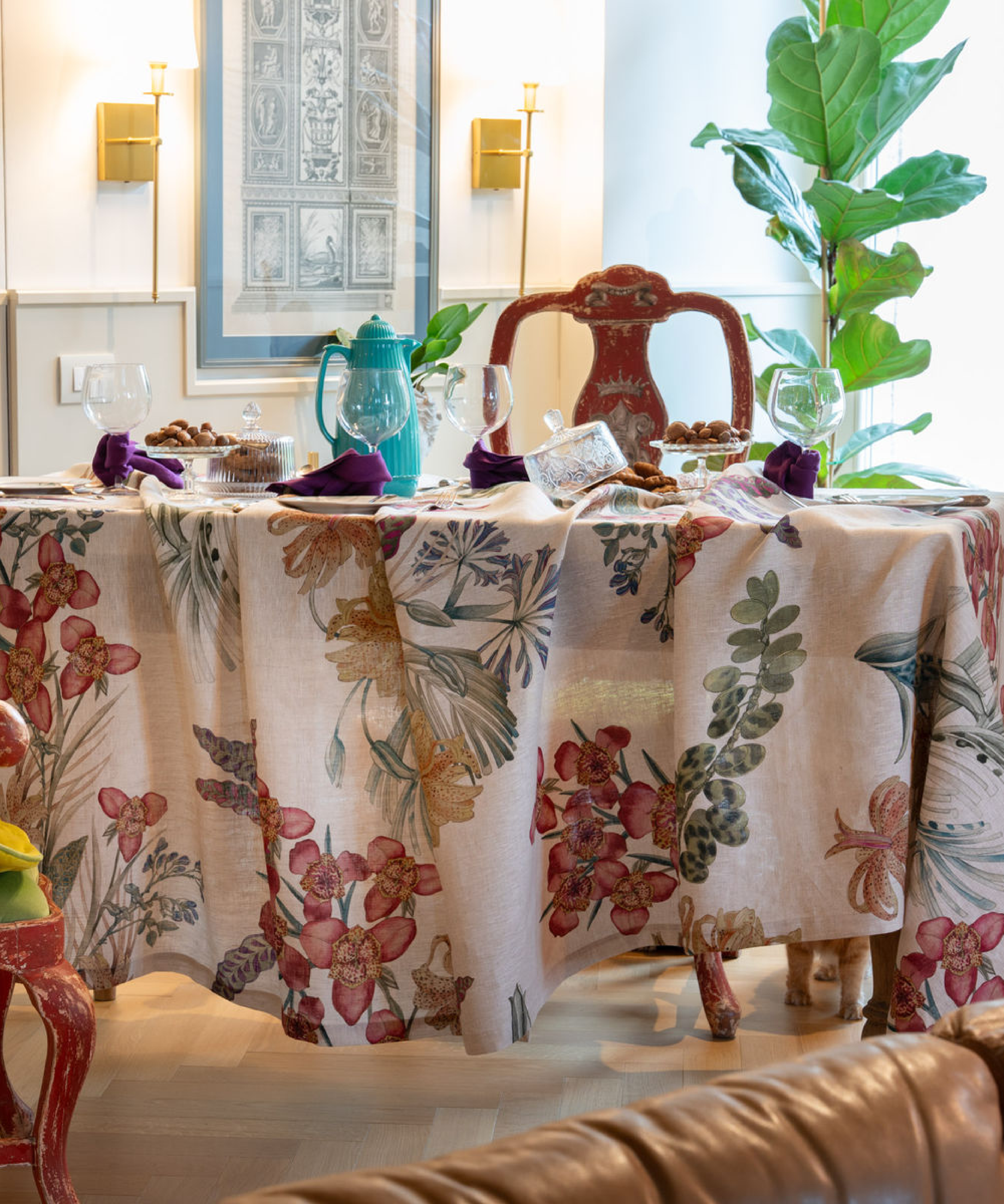 Tessitura Toscana Telerie Tovaglia Eradea