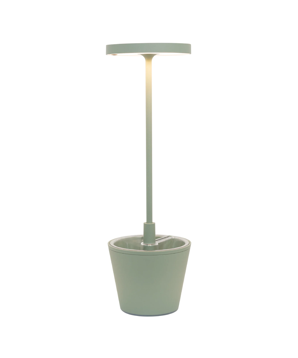 Zafferano Lampada Touch Poldina Reverso Salvia